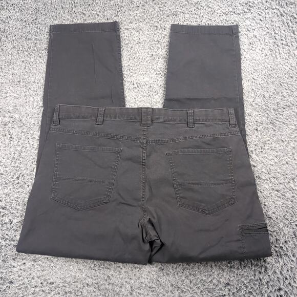 Weatherproof Pants Men 38x32 Gray Canvas Utility Cargo Workwear Straight Leg - Picture 1 of 9